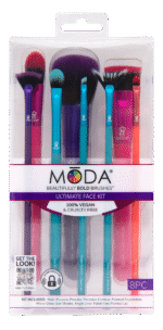 Moda Brush Ultimate Face 8pc Makeup Brush Kit