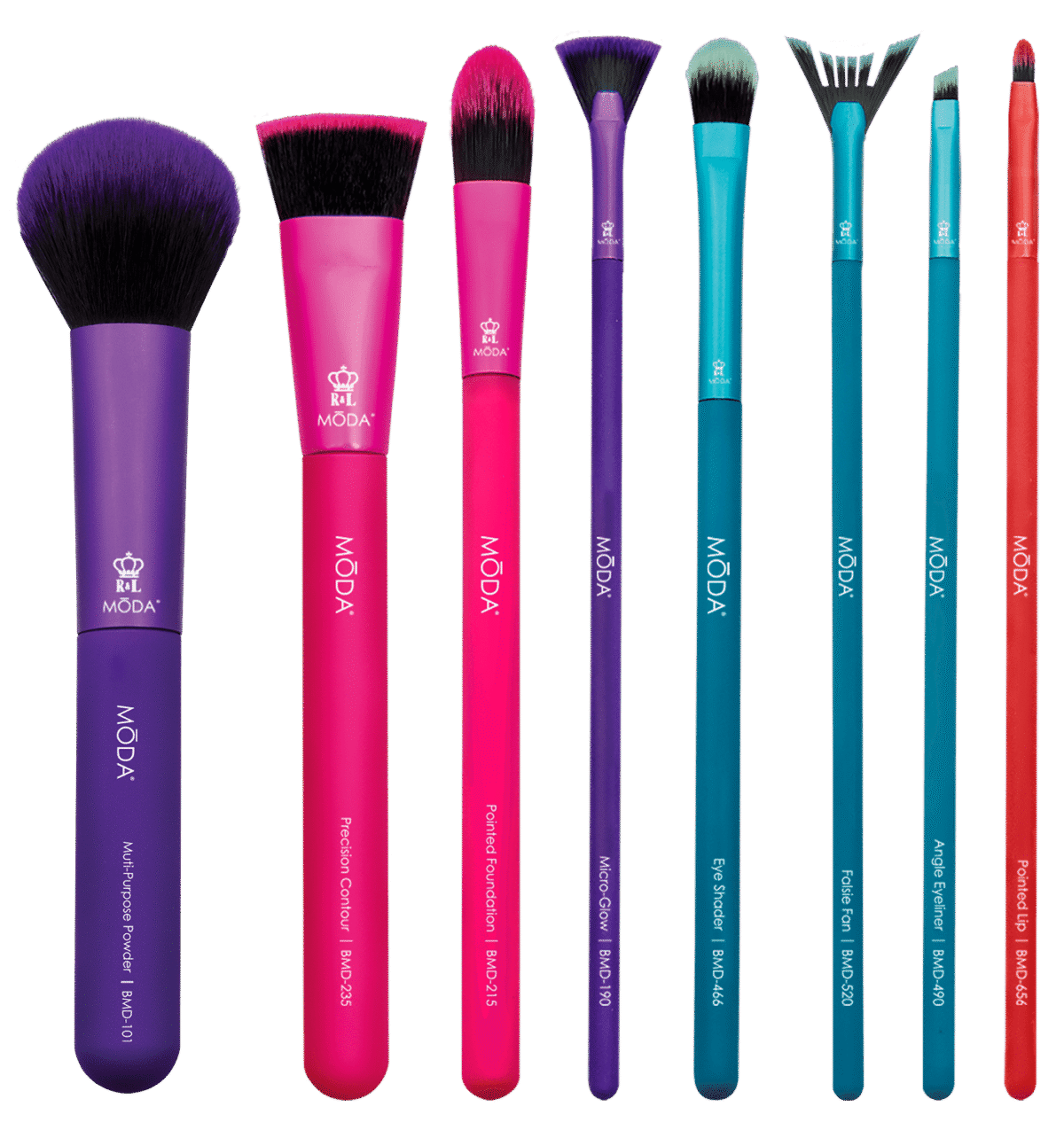 Moda Brush Ultimate Face 8pc Makeup Brush Kit