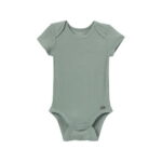 Modern Moments by Gerber Baby Boys or Girls Super Soft Short Sleeve Bodysuits, 2-Pack, Sizes 0M-12M