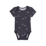 Modern Moments by Gerber Baby Boys or Girls Super Soft Short Sleeve Bodysuits, 2-Pack, Sizes 0M-12M