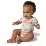 Modern Moments by Gerber Baby Boys or Girls Super Soft Short Sleeve Bodysuits, 2-Pack, Sizes 0M-12M