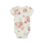 Modern Moments by Gerber Baby Boys or Girls Super Soft Short Sleeve Bodysuits, 2-Pack, Sizes 0M-12M