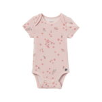Modern Moments by Gerber Baby Boys or Girls Super Soft Short Sleeve Bodysuits, 2-Pack, Sizes 0M-12M
