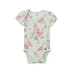 Modern Moments by Gerber Baby Boys or Girls Super Soft Short Sleeve Bodysuits, 2-Pack, Sizes 0M-12M