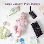 Momcozy Universal Stroller Organizer with Cup Holders Fits Strollers, Large Capacity for Baby Essentials, Starry Sky