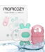 Momcozy Water Baby Teether, Silicone Cold Teether Toys for 0-12 Months, 2 Pcs, Pink and Green