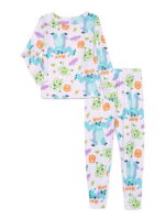 Monsters Inc. Toddlers' Halloween Pajama Top and Pants Set, 2-Piece, Sizes 12M-5T