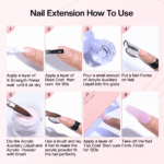 Morovan Acrylic Nail Kit with Drill - Glitter Acrylic Powder Monomer Liquid Set Beginners