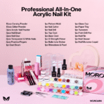 Morovan Acrylic Nail Kit with Drill - Glitter Acrylic Powder Monomer Liquid Set Beginners