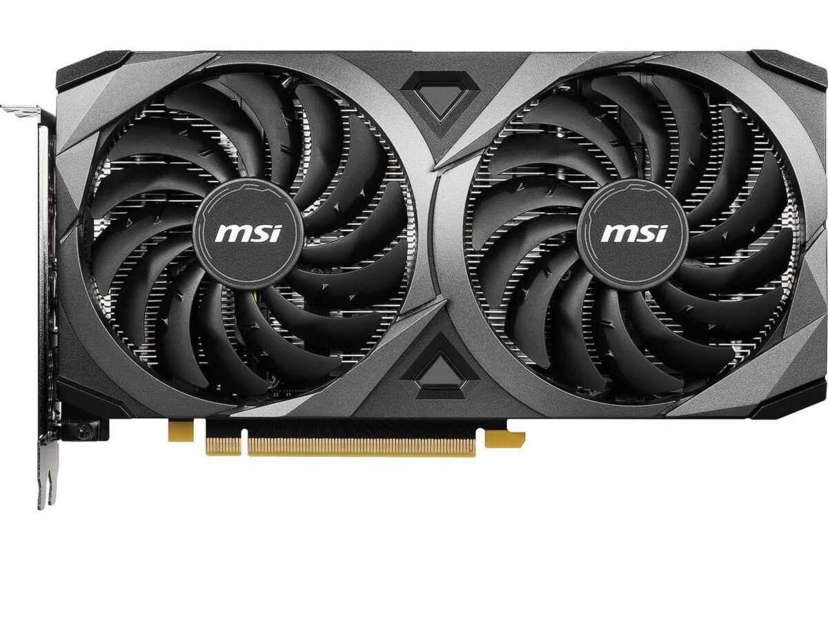 MSI Ventus GeForce RTX 3060 12GB GDDR6 PCI Express 4.0 Graphics Card RTX 3060 Ventus 2X 12G OC