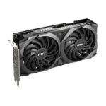 MSI Ventus GeForce RTX 3060 12GB GDDR6 PCI Express 4.0 Graphics Card RTX 3060 Ventus 2X 12G OC