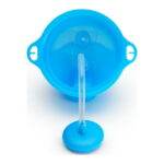 Munchkin® Any Angle™ Weighted Toddler Straw Cup with Click Lock™ Lid, 10 oz, Blue, Unisex