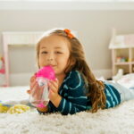 Munchkin® Any Angle™ Weighted Toddler Straw Cup with Click Lock™ Lid, 10 oz, Pink, Unisex