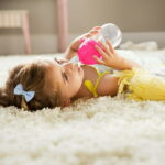 Munchkin® Any Angle™ Weighted Toddler Straw Cup with Click Lock™ Lid, 10 oz, Pink, Unisex