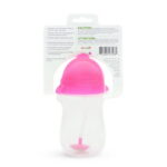 Munchkin® Any Angle™ Weighted Toddler Straw Cup with Click Lock™ Lid, 10 oz, Pink, Unisex