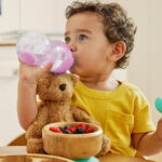 Munchkin® Any Angle™ Weighted Toddler Straw Cup with Click Lock™ Lid, 10 oz, Purple, Unisex