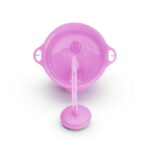 Munchkin® Any Angle™ Weighted Toddler Straw Cup with Click Lock™ Lid, 10 oz, Purple, Unisex