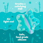 Munchkin® Pop Squish™ Toddler Sensory Bath Toy, Starfish, Unisex