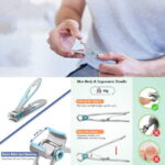 Nail Clippers Set, Toenail Clippers for Seniors Thick Toenails, Professional Stainless Steel Fingernail Clipper for Manicure Pedicure Tools