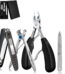 Nail Clippers Set, Toenail Clippers for Seniors Thick Toenails, Professional Stainless Steel Fingernail Clipper for Manicure Pedicure Tools