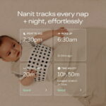 Nanit Pro Baby Monitor & Wall Mount: HD Video, Sound, Sleep Tracking, Sensor-Free Breathing Monitoring