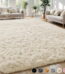 Nefoso Shag Area Rug, 9ft x 12ft Soft Fluffy Area Rugs for Living Room Bedroom Decor Carpet, Light Yellow