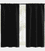 NICETOWN Solid Color Black out Curtains Rod Pocket Thermal Insulated Window Drapes for Bedroom 34x54 inch, 2 Panels
