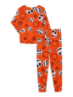 Nightmare Before Christmas Toddlers' Halloween Glow In The Dark Pajama Set, 2-Piece, Sizes 12M-5T