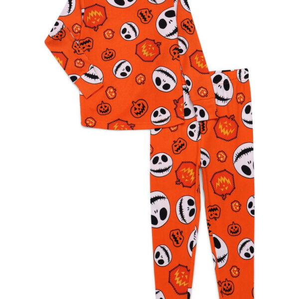 Nightmare Before Christmas Toddlers' Halloween Glow In The Dark Pajama Set, 2-Piece, Sizes 12M-5T