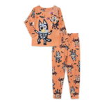 Nightmare Before Christmas Toddlers' Halloween Glow In The Dark Pajama Set, 2-Piece, Sizes 12M-5T
