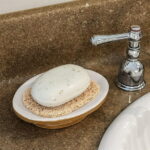 Non-Slip Soap Holder Pad, Self Draining Soap Bar Holder Pads, Soap Saver Dish for Shower Kitchen Bathroom Travel Hotel Cleaning Supplies, 4 Piece Set