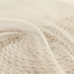 OVZME Cream Sheer Curtains 84 inch Length 2 Panels Set, Semi Transparent Voile Rod Pocket Sheer Window Drapes for Bedroom Living Room Dining Wedding Party Backdrop, 2 Pieces 42W...