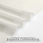 OVZME Ivory Window Sheer Curtain Tiers 36 Inch Length 2PCS, Dual Rod Pocket Short Voile Light Filtering Sheer Window Curtians for Small Window Bathroom Cafe Living Room...