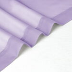 OVZME Long Sheer Curtain Panels 108 inch Long 2 Pack,Purple Basic Rod Pocket Minimalist Large Drapes Voile Window Treatments for Hotel/Wedding/Party/Bedroom/Canopy,42W x 108L...