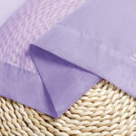 OVZME Long Sheer Curtain Panels 108 inch Long 2 Pack,Purple Basic Rod Pocket Minimalist Large Drapes Voile Window Treatments for Hotel/Wedding/Party/Bedroom/Canopy,42W x 108L...