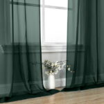 OVZME Sheer Curtains 120" Extra Long, 2 Pieces, Rod Pocket Top Soft Voile Texture Window Draperies Lightweight & Airy Panels for Wedding Arch, 84" Wide Total, Each 42W x 120L...
