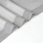 OVZME Sheer Window Curtain Panels 72 inches Length 2 Pieces, Voile Top Dual Rod Pockets Light Filtering Airy Trendy Drapes Window Treatment for Living Room/ Kid's Room/Bedroom,...