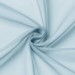 OVZME Sky Blue Sheer Window Curtains 63 inch Length 2 Pcs, Rod Pocket Voile Drapes for Bedroom Living Room Semi Sheer Curtain Panels Window Treatments for...
