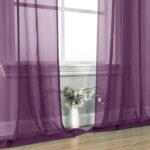 OVZME Window Sheer Curtains 84 inch Lengh 2 Panels for Living Room Privacy Semi Sheer Window Drapes for Bedroom Photography Backdrop Bathroom Home Office, 42W x 84L inches,...