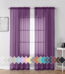 OVZME Window Sheer Curtains 84 inch Lengh 2 Panels for Living Room Privacy Semi Sheer Window Drapes for Bedroom Photography Backdrop Bathroom Home Office, 42W x 84L inches,...