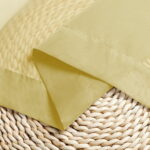 OVZME Yellow Sheer Curtains 54 Inches Long 2 Panels, Light Filtering Sheer Panels for Kitchen Elegant Airy Transparent Draperies for Gilrs Living Room Nursery Room, Dual Rod...