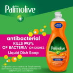 Palmolive Ultra Concentrated Antibacterial Liquid Dish Soap, Orange Scent, 32.5 Fluid Ounce Bottle