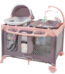 Pamo Babe 4-in-1 Baby Playard with Bassinet & Changing Table for Newborn,4-Panels Playpen