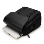 Paperclip Willow Diaper Bag Backpack with Fold-Out Changing Station, Eco-Friendly, Forest Black