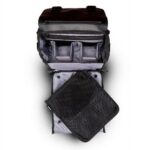 Paperclip Willow Diaper Bag Backpack with Fold-Out Changing Station, Eco-Friendly, Forest Black