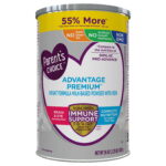 Parent's Choice Advantage Premium Powder Baby Formula, Non-GMO with Iron, 36 oz Canister