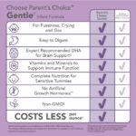 Parent's Choice Gentle Infant Formula Powder with Iron; for Fussiness, Gas and Crying, 32.8 oz Canister