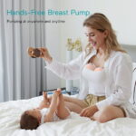 Paruu Wearable Breast Pump Hands-Free, Portable Breast Pump,Electric Breast Pump with 4 Modes & 9 Levels, 2 Pack