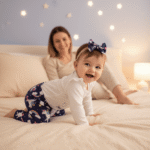 PatPat Baby Girl Clothes Long Sleeve Romper Unicorn Print Pants Headband Outfit Set Birthday Gift Newborn Infant Girl Clothes 12-18 Months