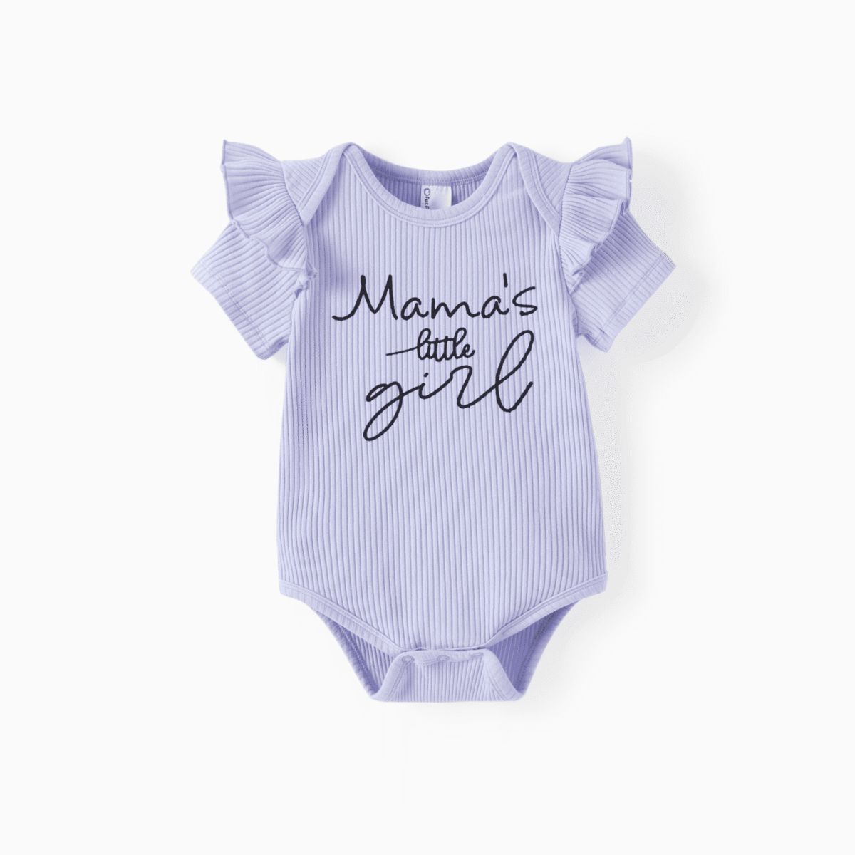 PatPat Baby Girl Outfits Violet Summer Bodysuits Baby Clothes for Girls with Baby Headbands 3-6 Months